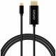 SAVIO - Savio Cl-190 cable USB 1 m USB C Negro - cl-190